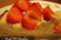 Tarta z waniliowym budyniem i truskawkami